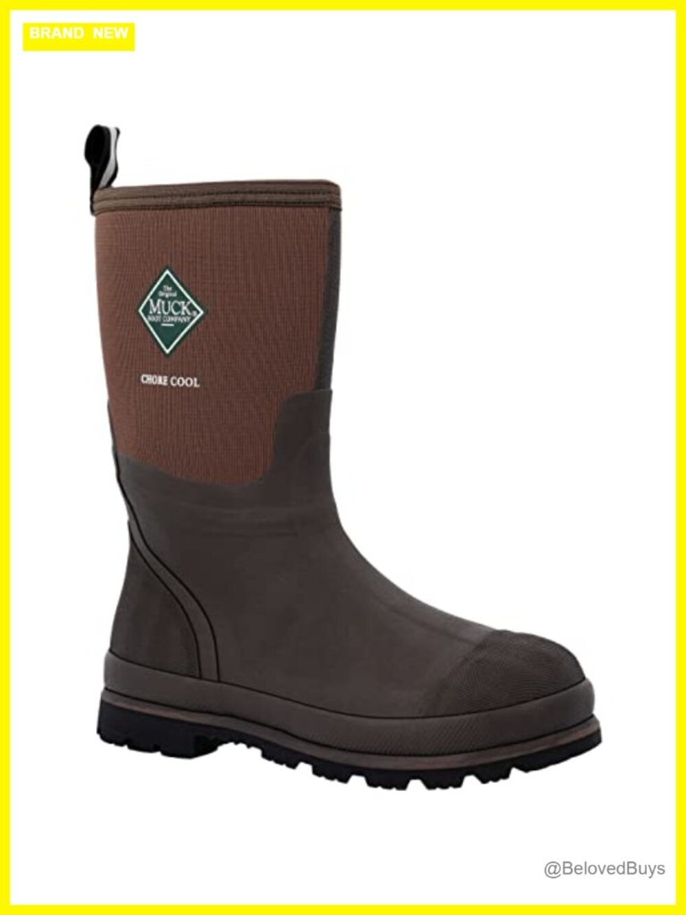 MUCK Chore Cool Mid 12-Inch Waterproof Rubber Work Boots Neoprene Lined - Picture 6 of 6